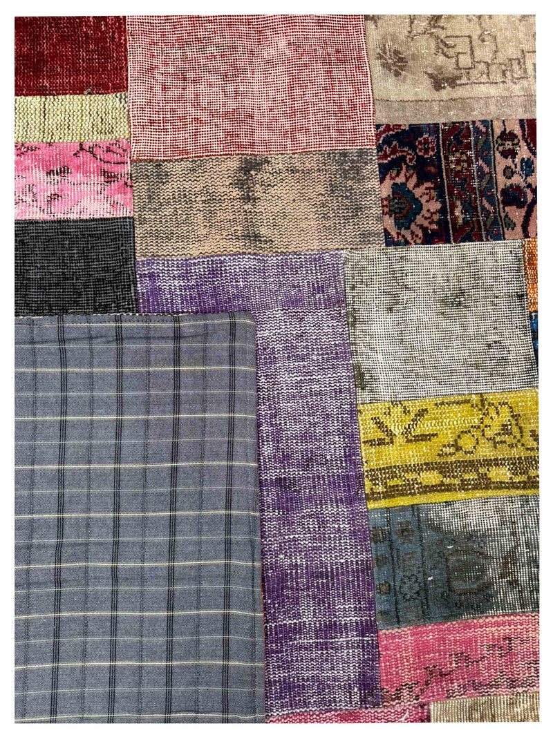 Pacific Vintage Fragments 74351 Multi Multi Modern Hand Knotted Rugs