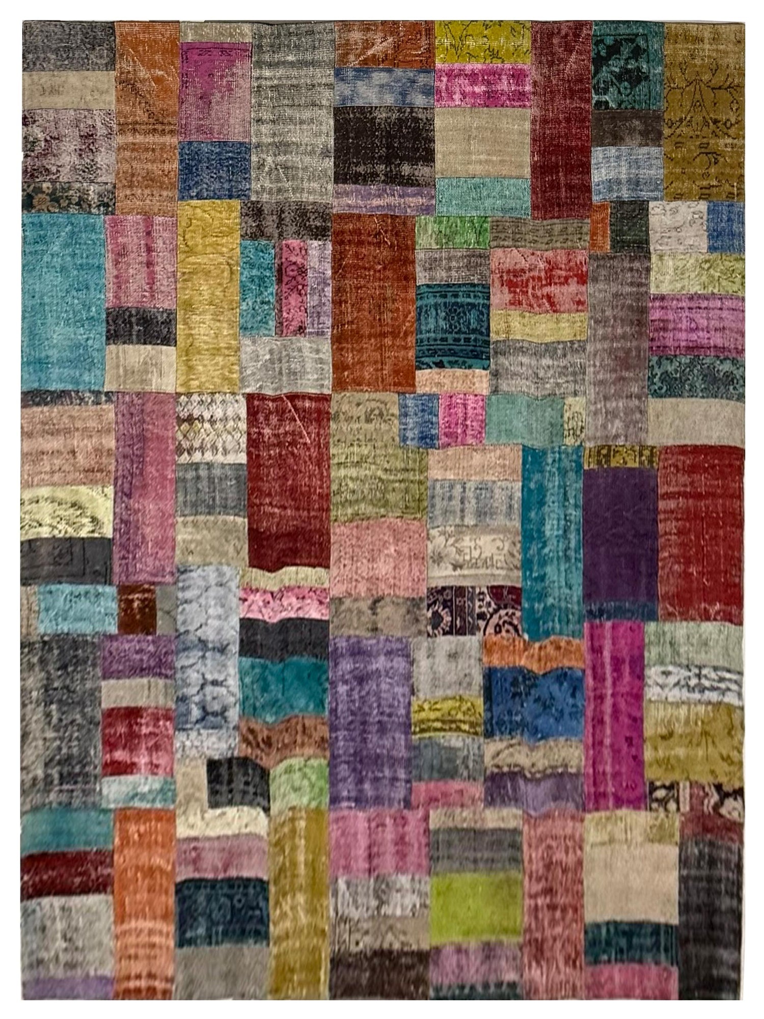 Pacific Vintage Fragments 74351 Multi Multi Modern Hand Knotted Rugs