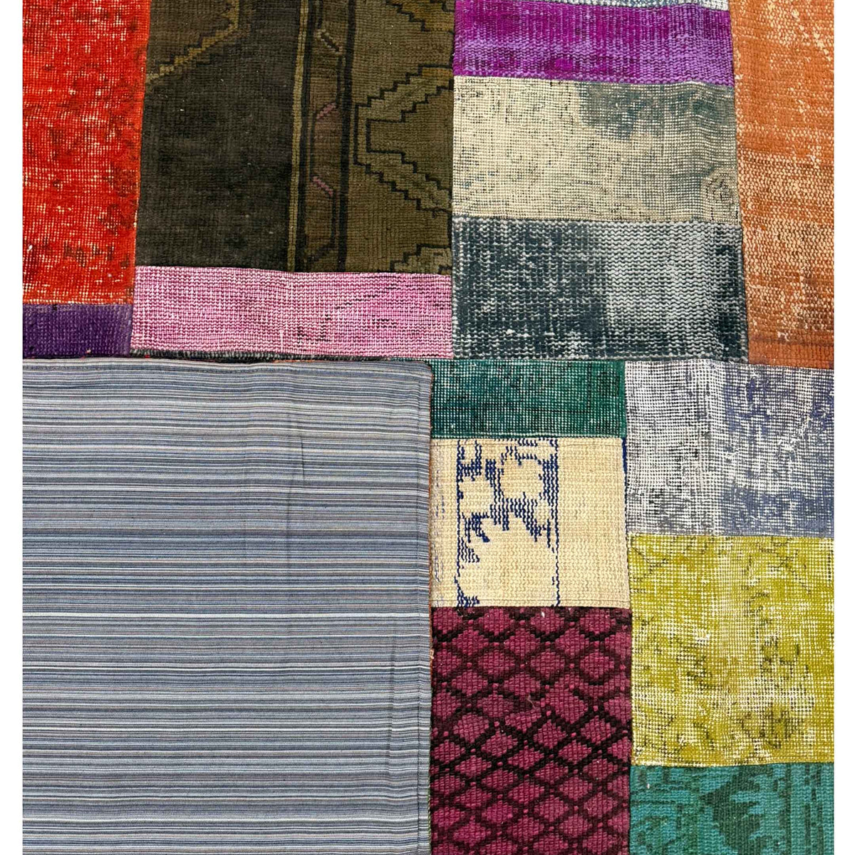 Pacific Vintage Fragments 74352 Multi Multi Modern Hand Knotted Rugs