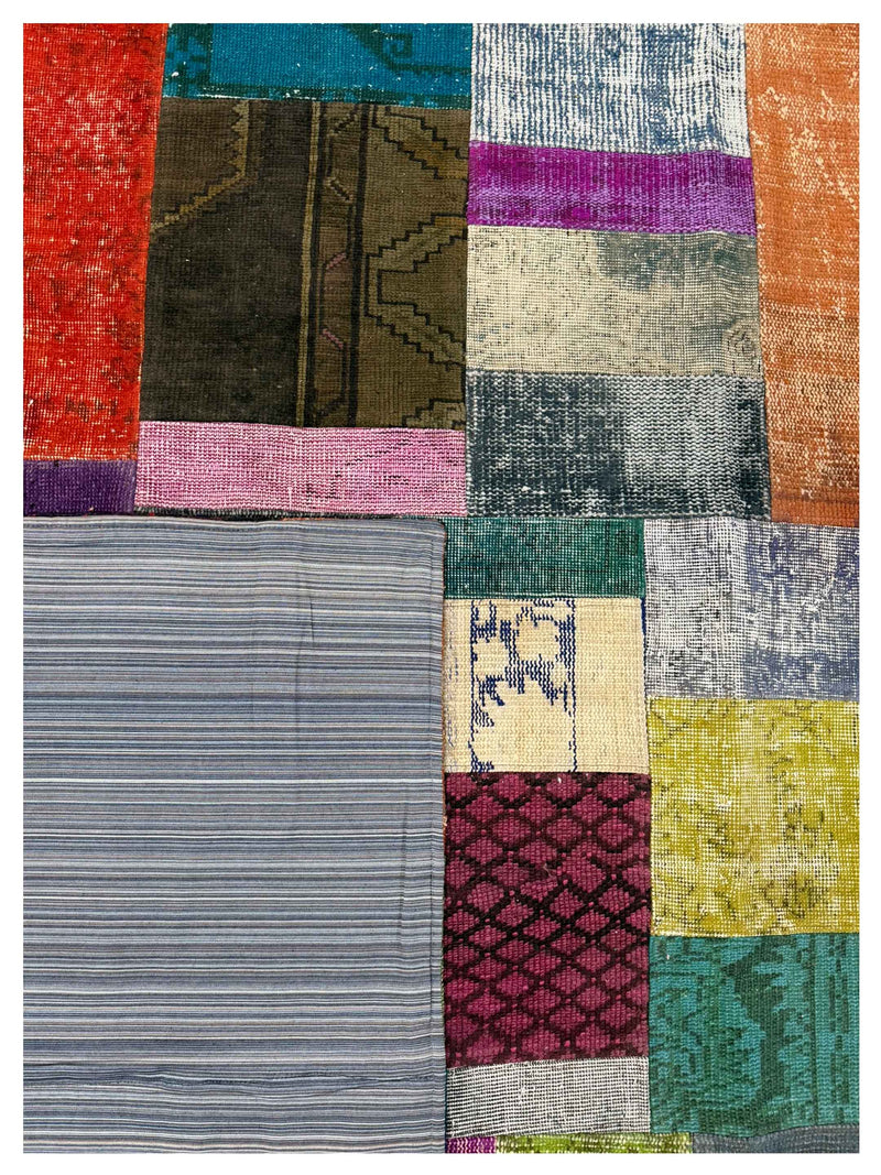 Pacific Vintage Fragments 74352 Multi Multi Modern Hand Knotted Rugs