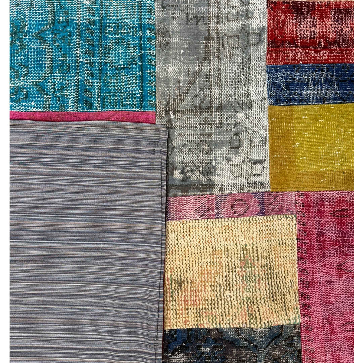 Pacific Vintage Fragments 74353 Multi Multi Modern Hand Knotted Rugs
