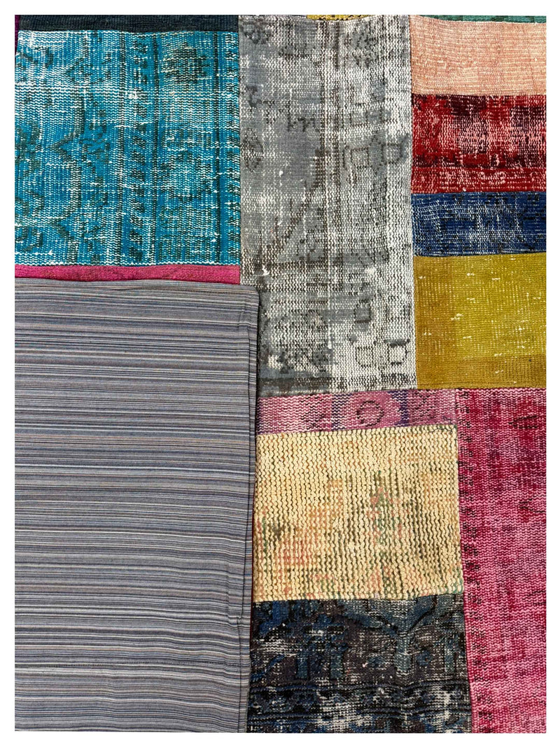 Pacific Vintage Fragments 74353 Multi Multi Modern Hand Knotted Rugs