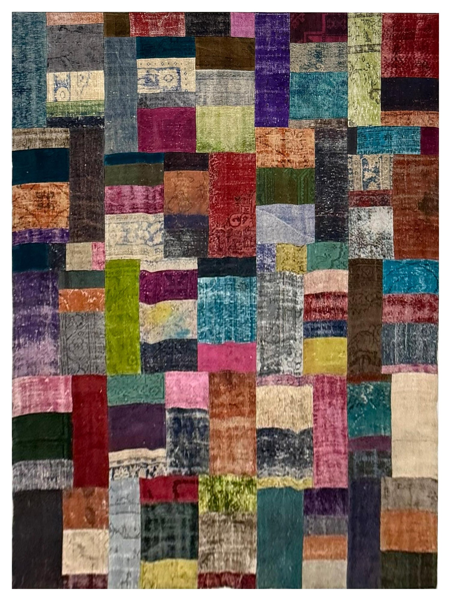 Pacific Vintage Fragments 74353 Multi Multi Modern Hand Knotted Rugs