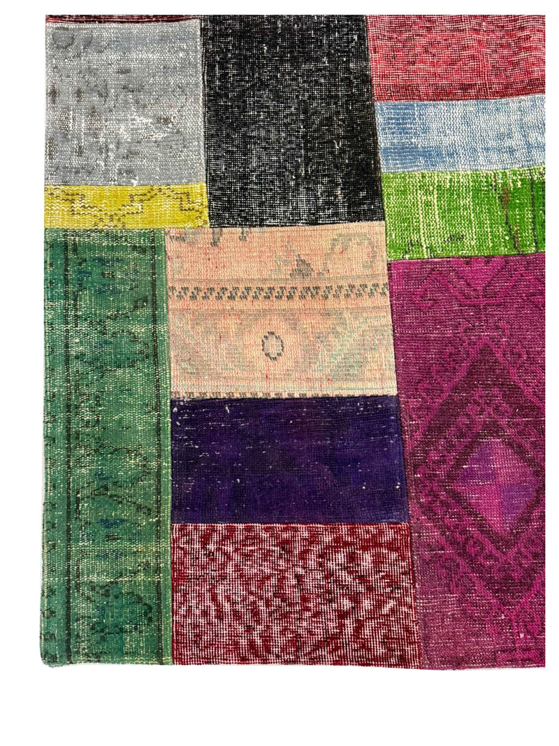 Pacific Vintage Fragments 74354 Multi Multi Modern Hand Knotted Rugs