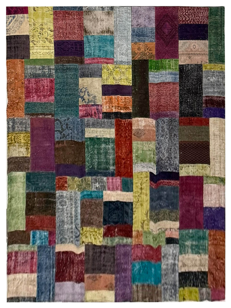 Pacific Vintage Fragments 74354 Multi Multi Modern Hand Knotted Rugs