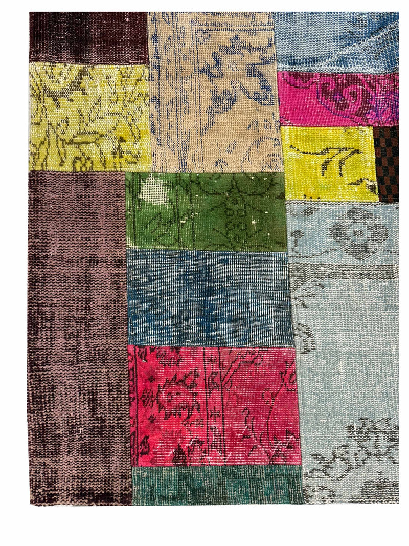 Pacific Vintage Fragments 74355 Multi Multi Modern Hand Knotted Rugs