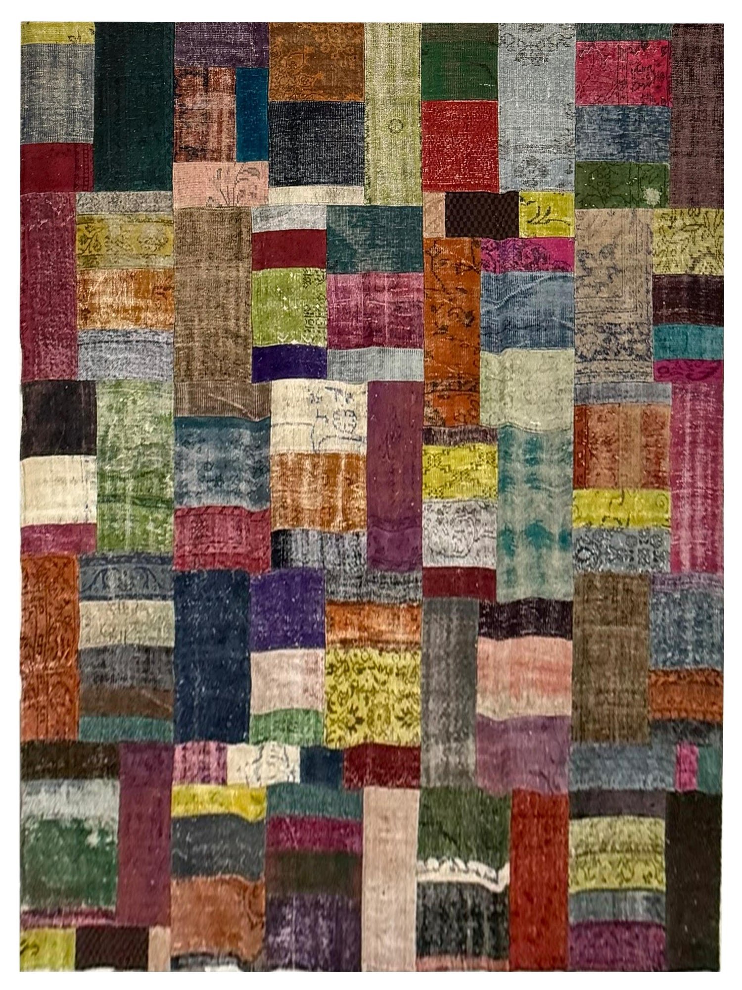 Pacific Vintage Fragments 74355 Multi Multi Modern Hand Knotted Rugs