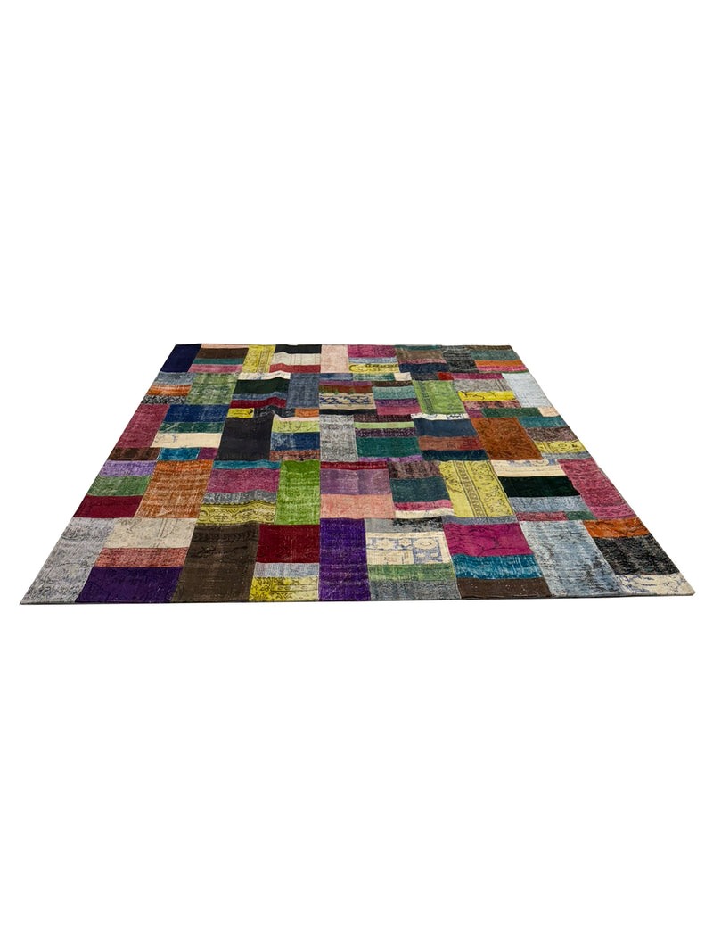 Pacific Vintage Fragments 74357 Multi Multi Modern Hand Knotted Rugs