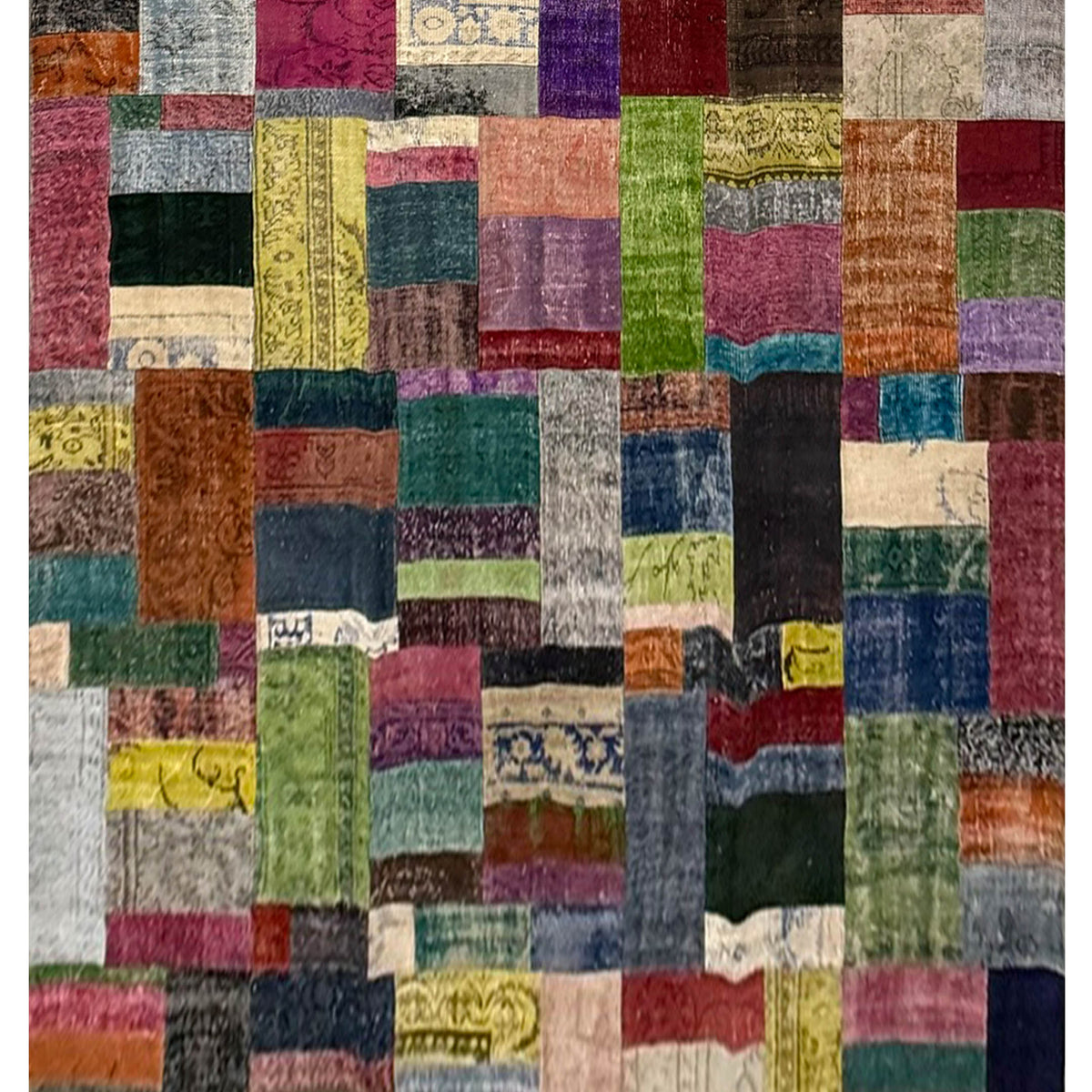 Pacific Vintage Fragments 74357 Multi Multi Modern Hand Knotted Rugs