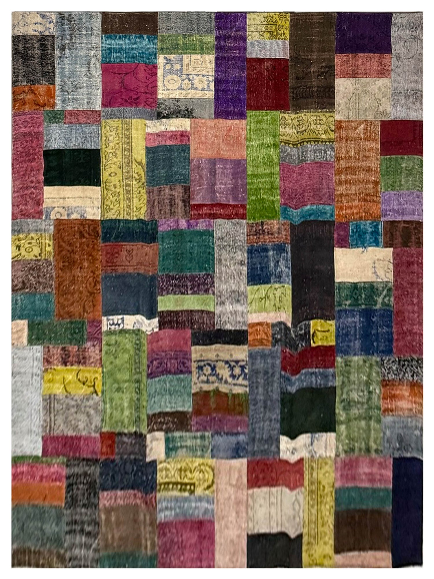 Pacific Vintage Fragments 74357 Multi Multi Modern Hand Knotted Rugs