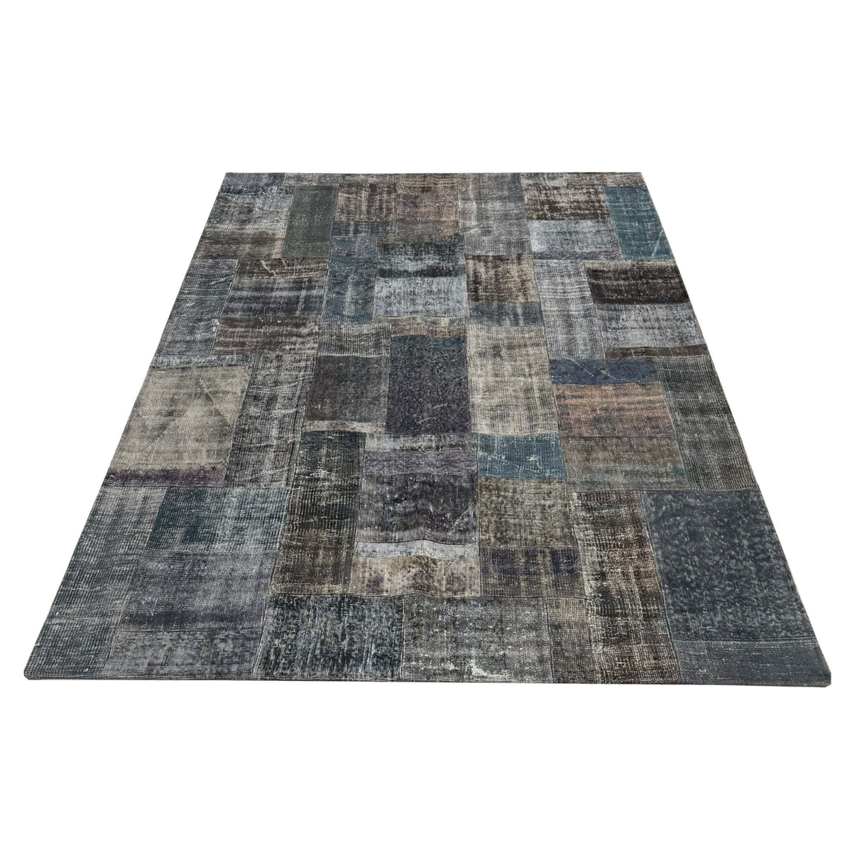 Pacific Vintage Fragments 74407 Lt.Gray Multi Modern Hand Knotted Rugs