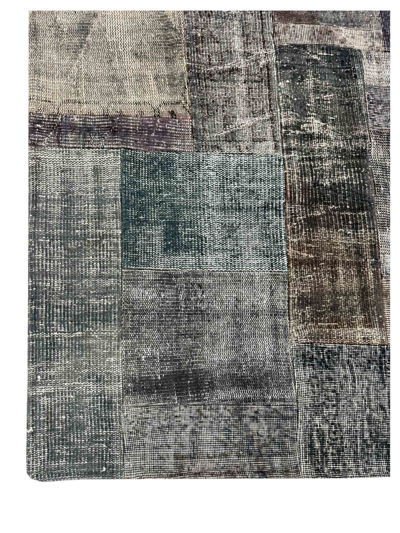 Pacific Vintage Fragments 74407 Lt.Gray Multi Modern Hand Knotted Rugs