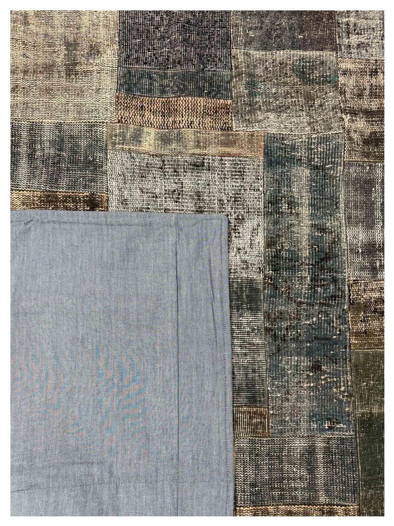 Pacific Vintage Fragments 74407 Lt.Gray Multi Modern Hand Knotted Rugs