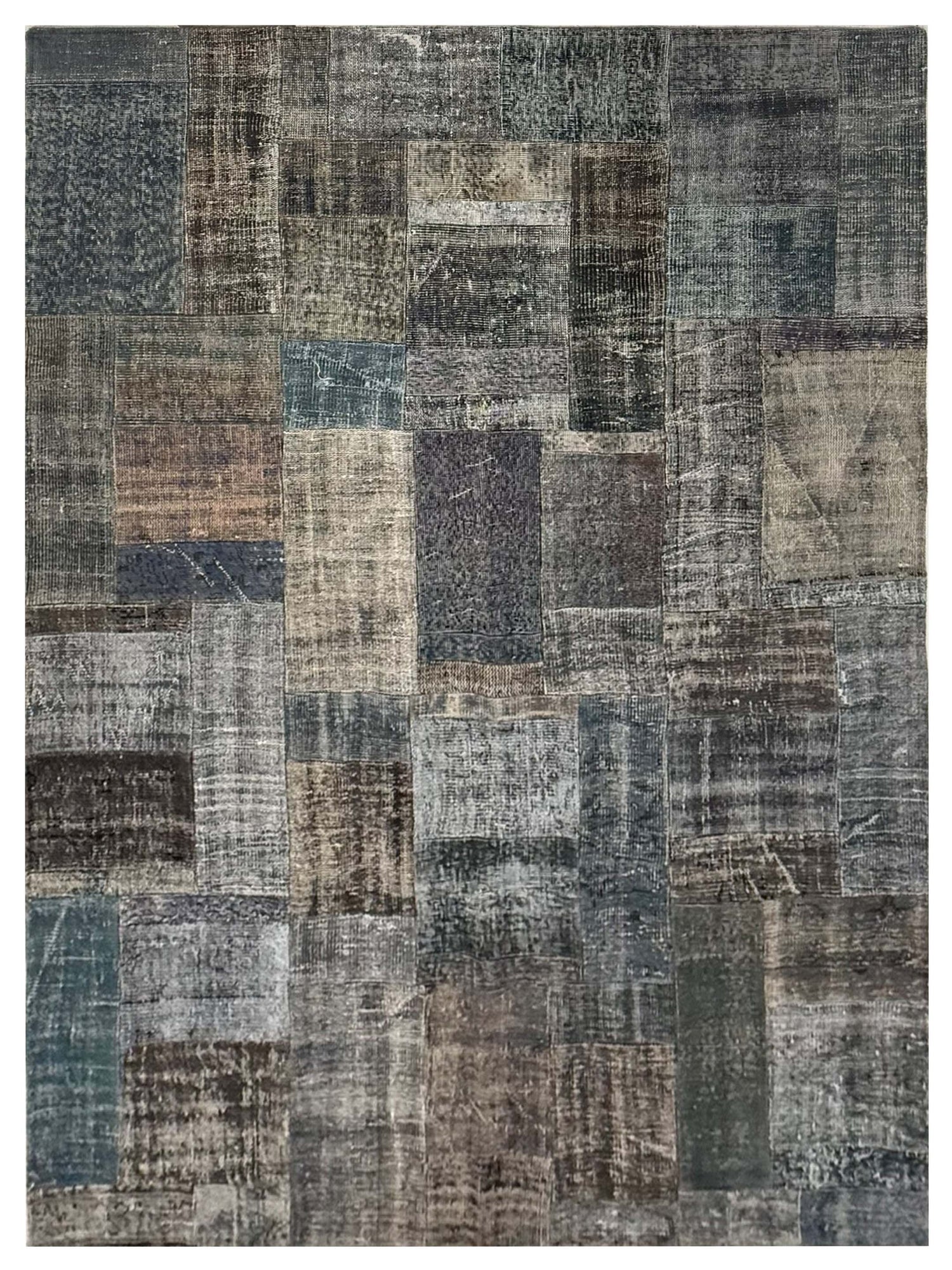 Pacific Vintage Fragments 74407 Lt.Gray Multi Modern Hand Knotted Rugs