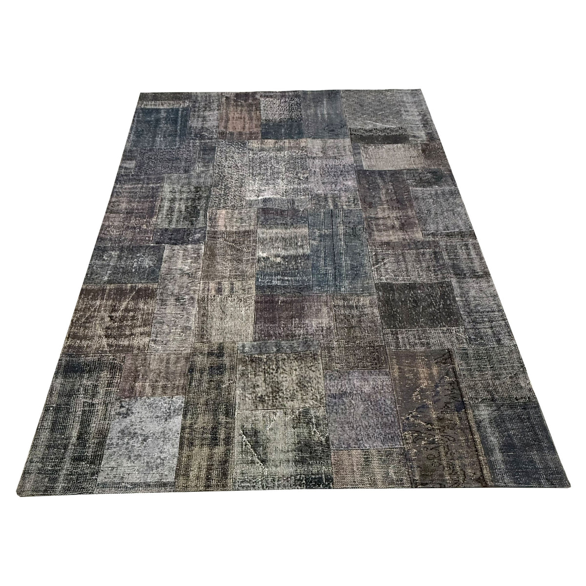 Pacific Vintage Fragments 74408 Lt.Gray Multi Modern Hand Knotted Rugs