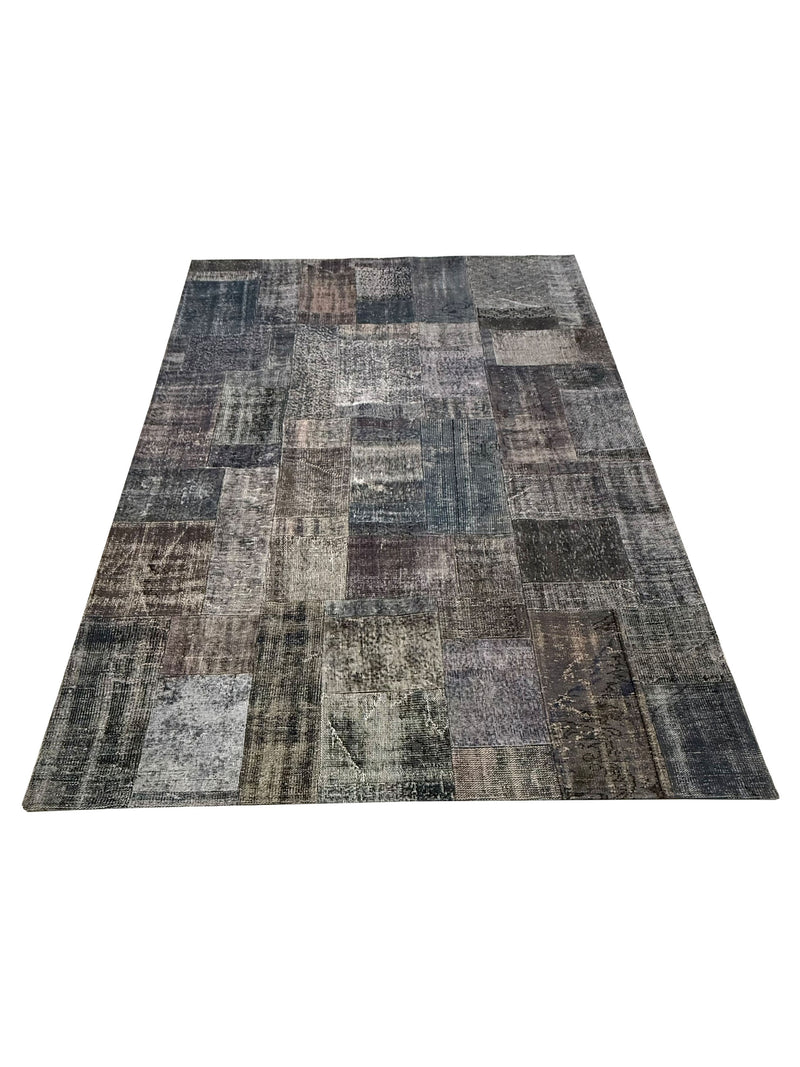 Pacific Vintage Fragments 74408 Lt.Gray Multi Modern Hand Knotted Rugs