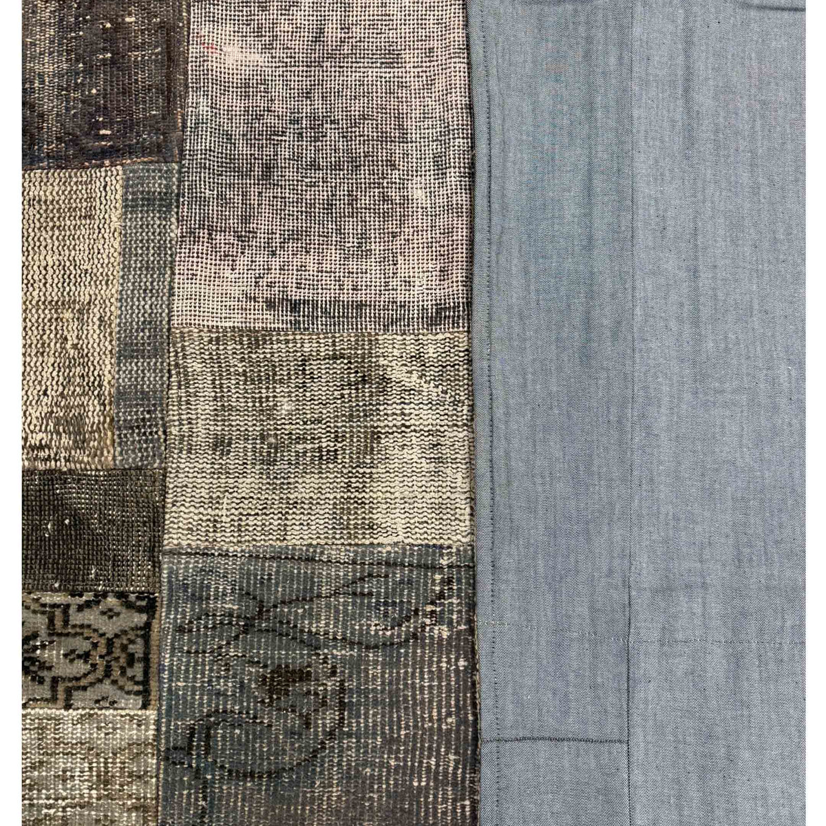 Pacific Vintage Fragments 74408 Lt.Gray Multi Modern Hand Knotted Rugs