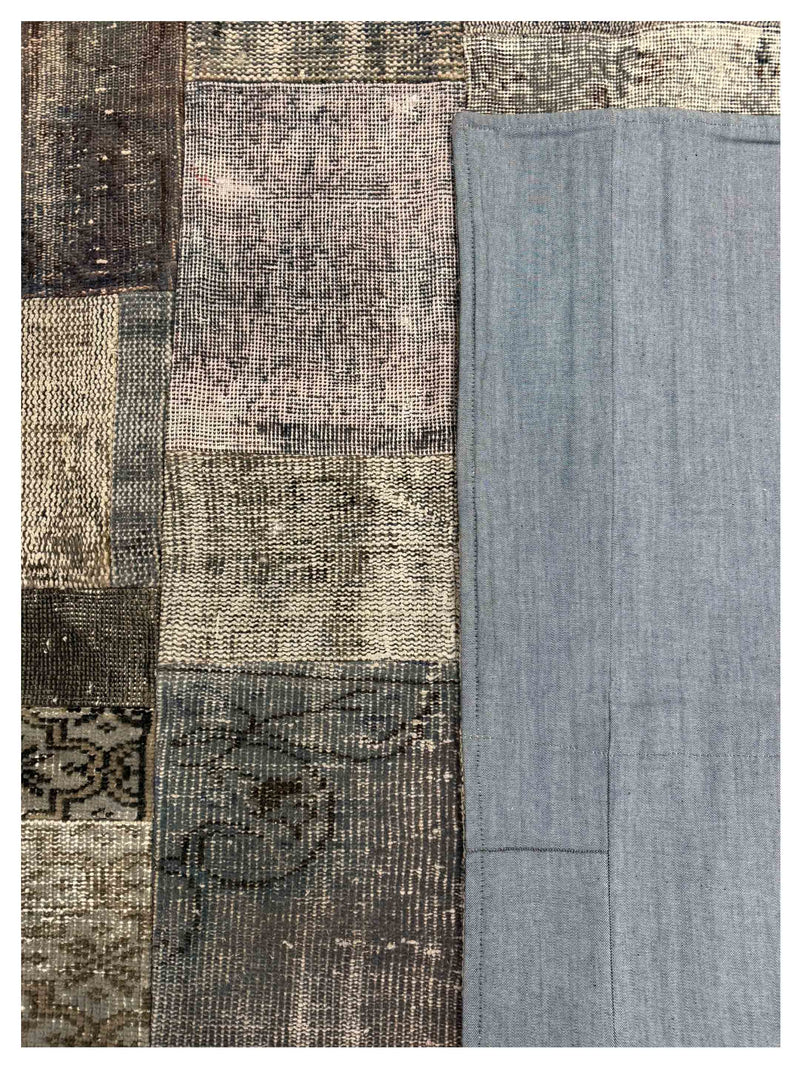 Pacific Vintage Fragments 74408 Lt.Gray Multi Modern Hand Knotted Rugs