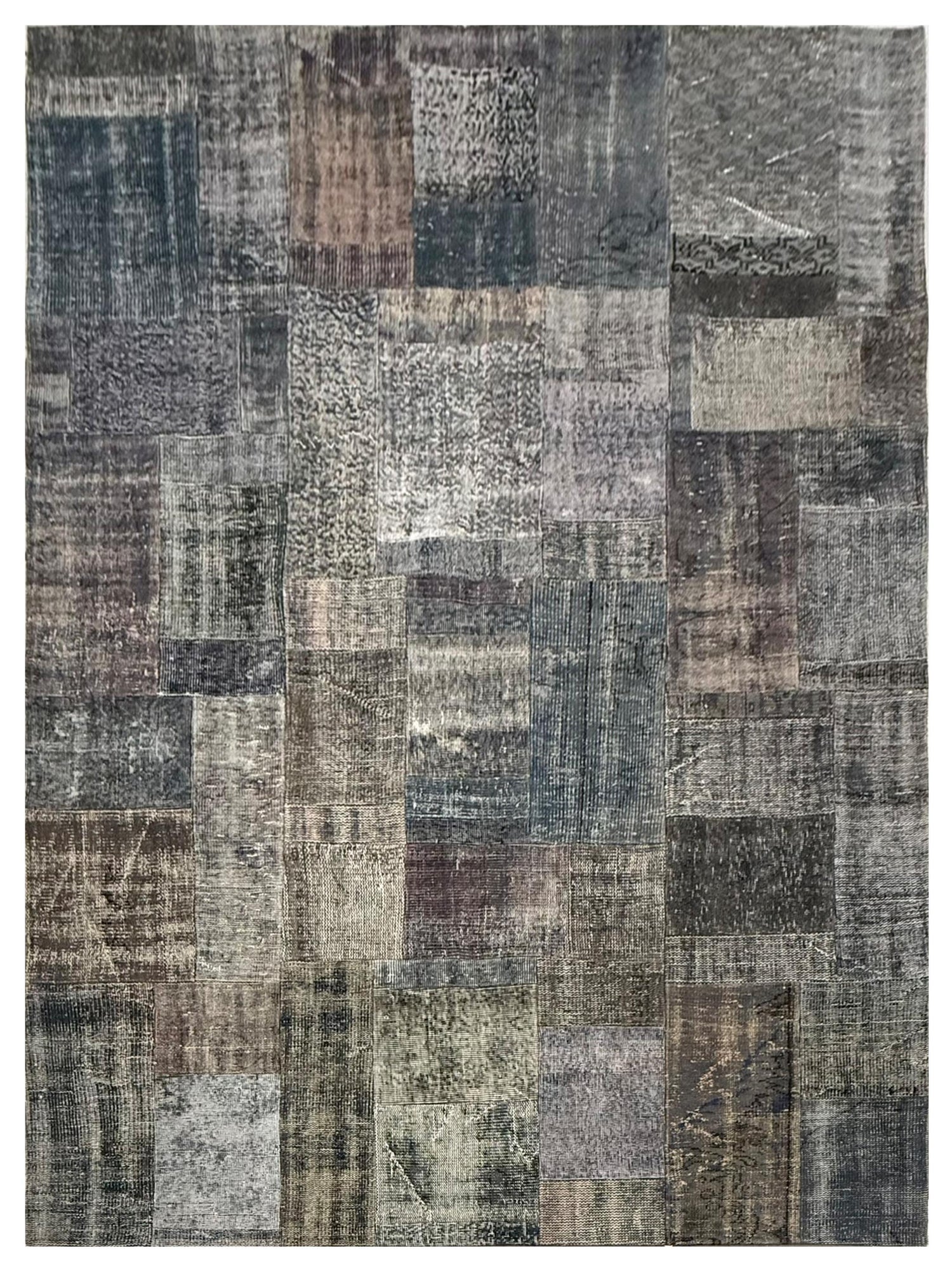 Pacific Vintage Fragments 74408 Lt.Gray Multi Modern Hand Knotted Rugs