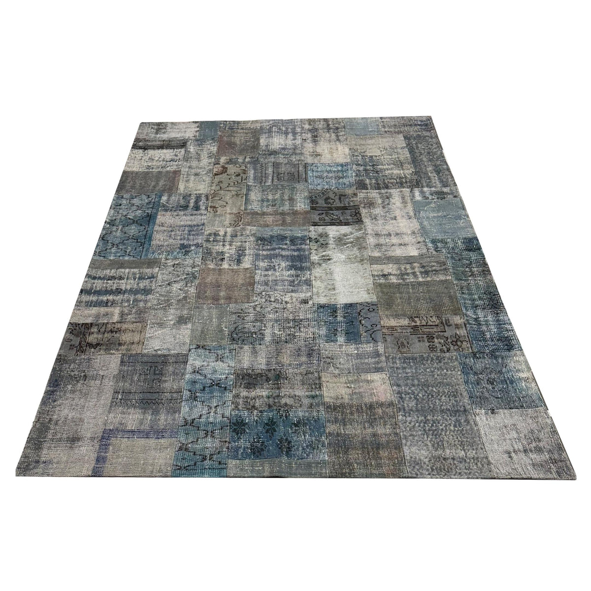 Pacific Vintage Fragments 74411 Lt.Gray Multi Modern Hand Knotted Rugs