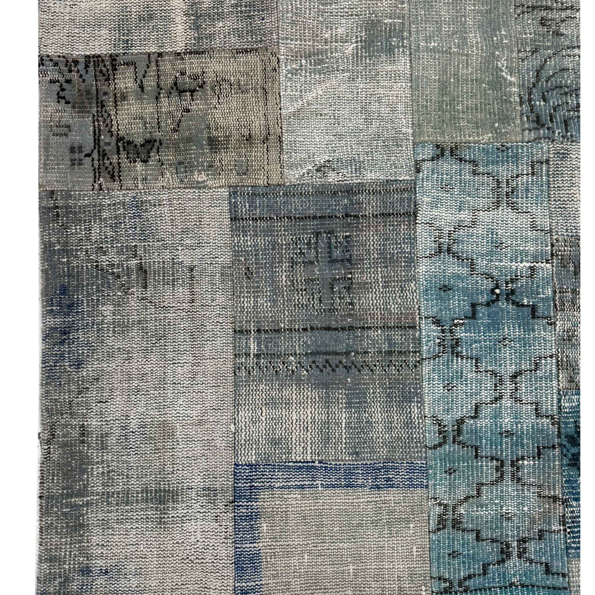 Pacific Vintage Fragments 74411 Lt.Gray Multi Modern Hand Knotted Rugs