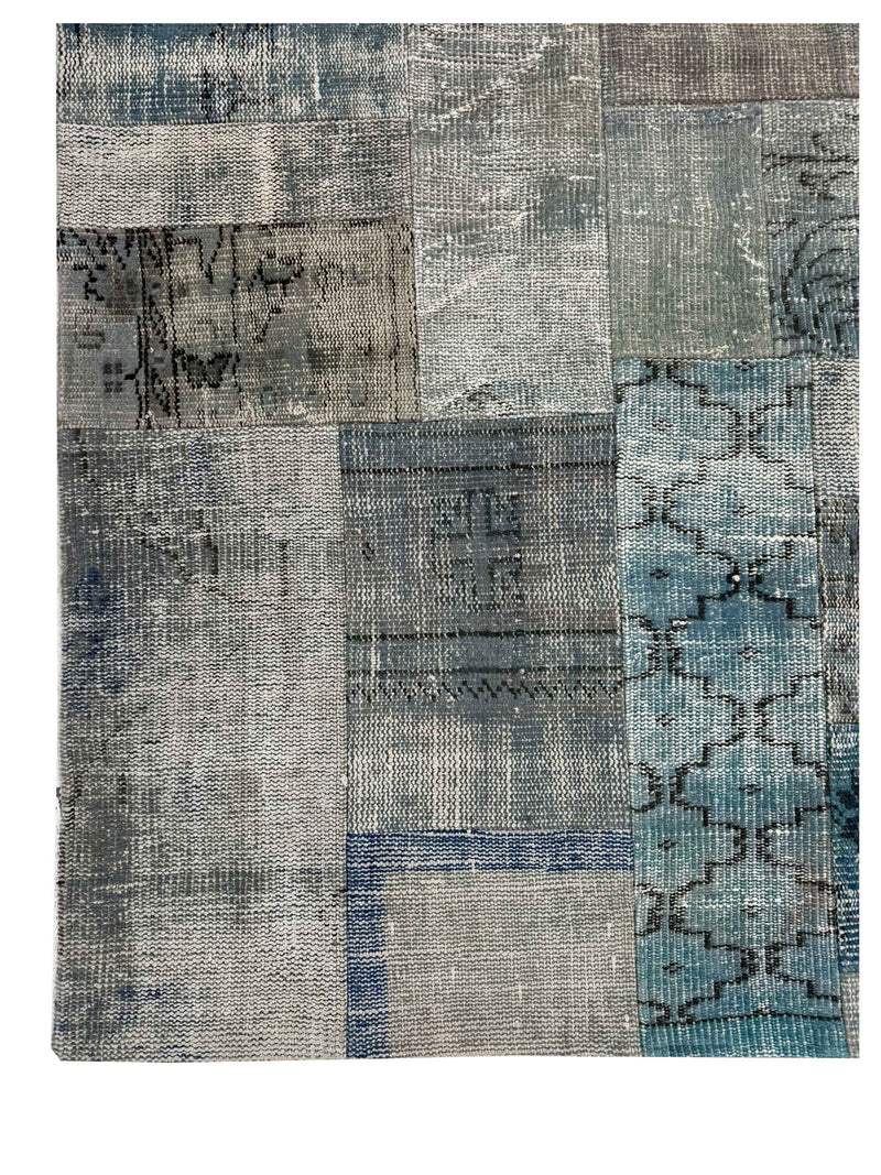 Pacific Vintage Fragments 74411 Lt.Gray Multi Modern Hand Knotted Rugs