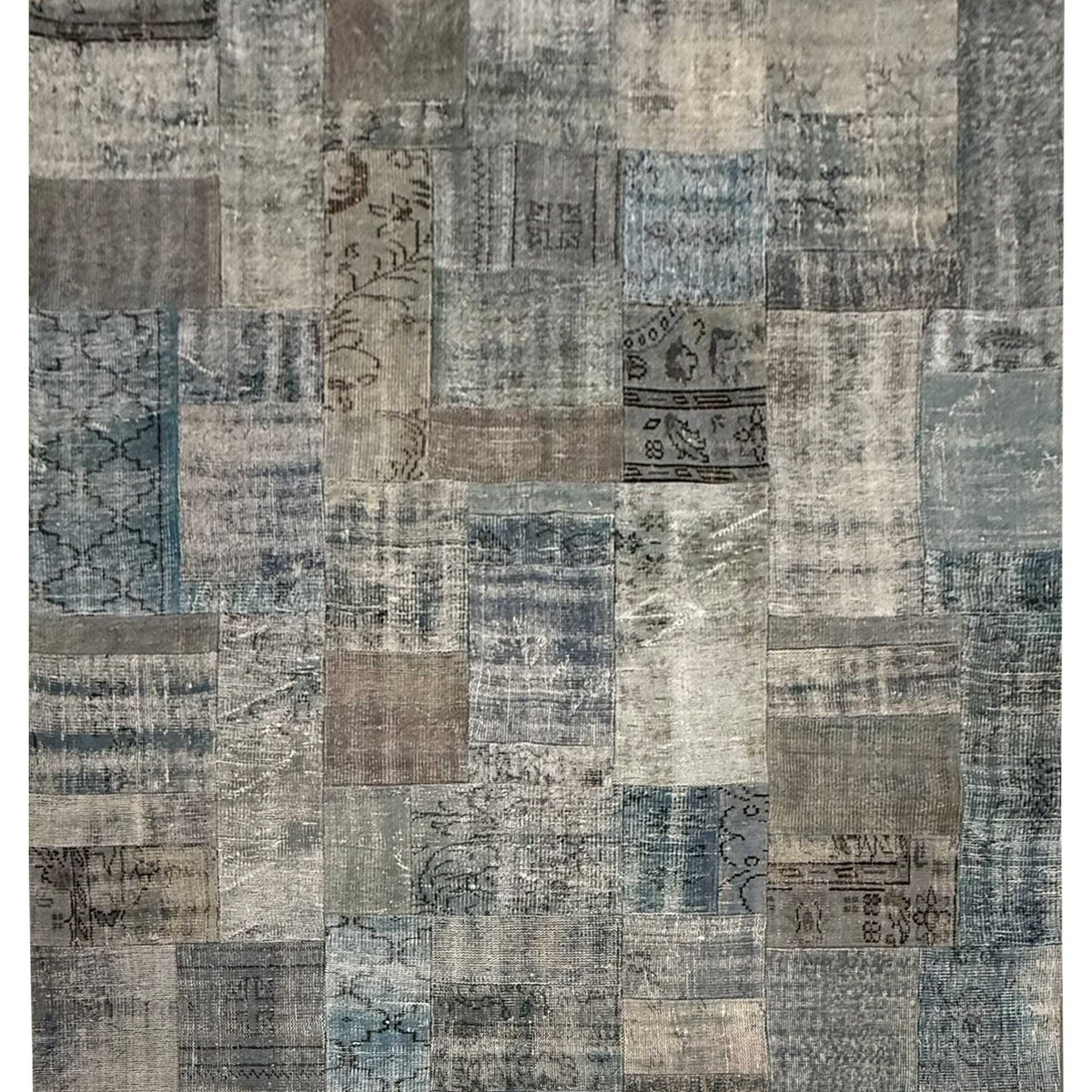Pacific Vintage Fragments 74411 Lt.Gray Multi Modern Hand Knotted Rugs