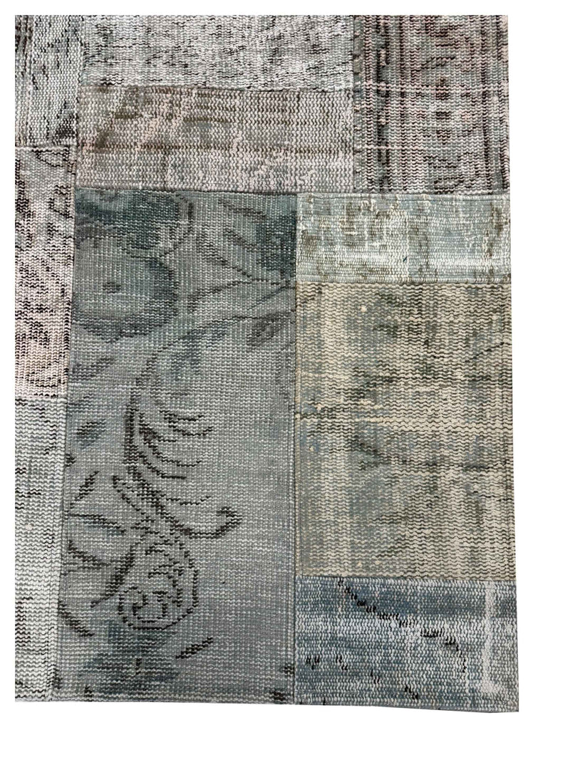 Pacific Vintage Fragments 74414 Lt.Gray Multi Modern Hand Knotted Rugs
