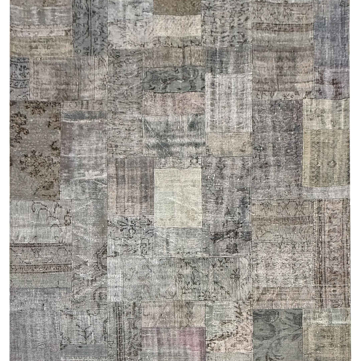 Pacific Vintage Fragments 74414 Lt.Gray Multi Modern Hand Knotted Rugs