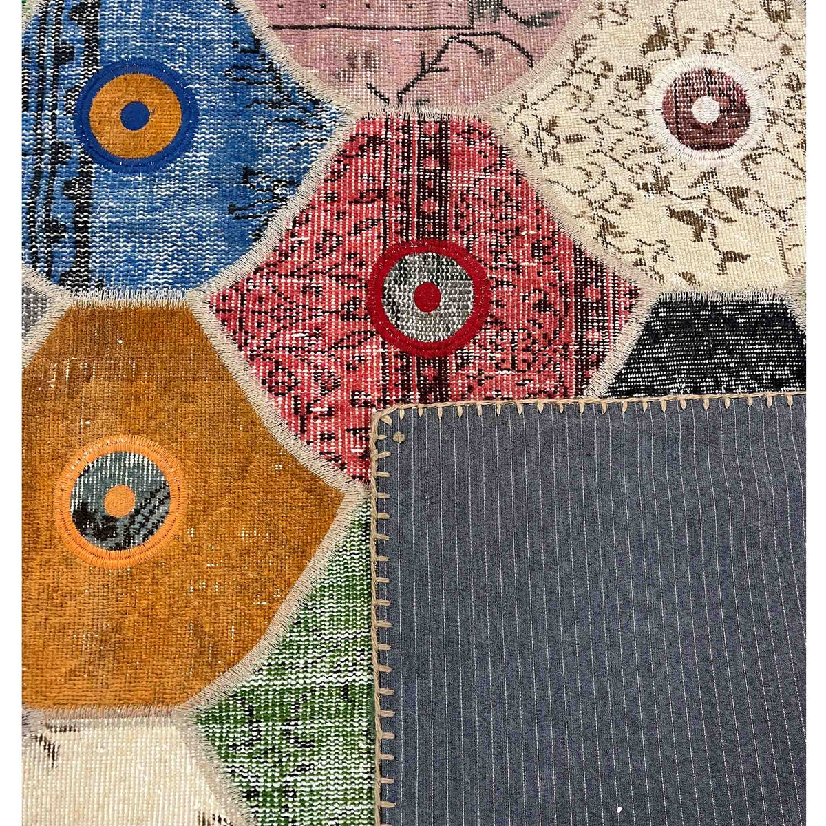 Pacific Vintage Fragments 74775  Modern Hand Knotted Rugs