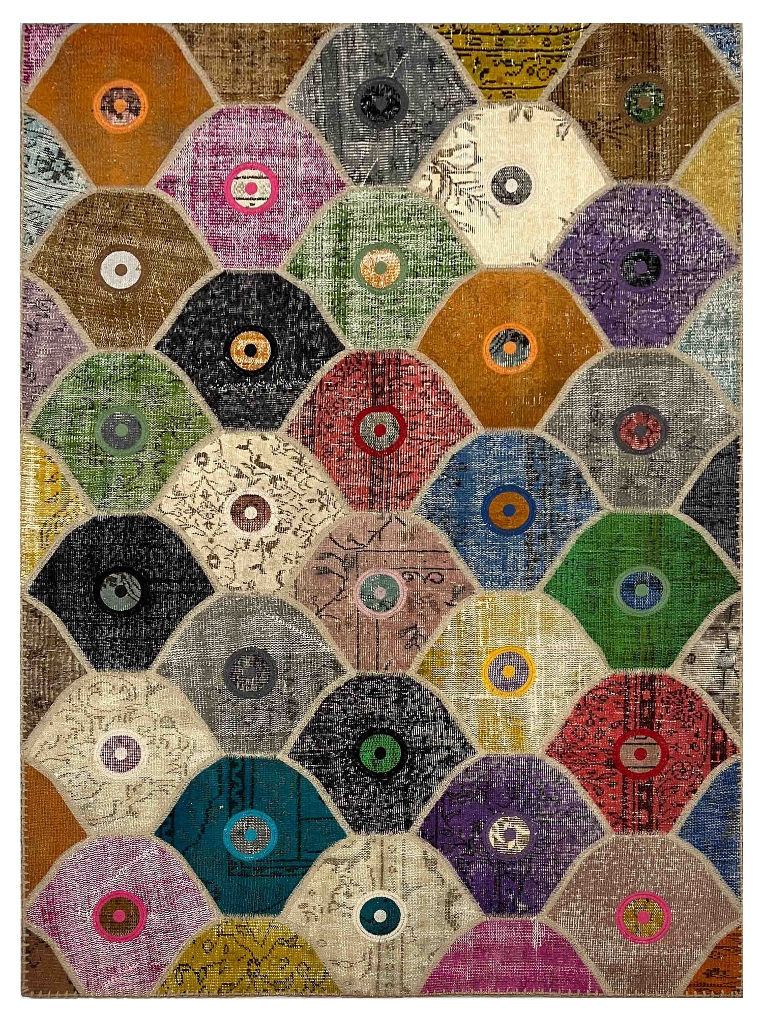 Pacific Vintage Fragments 74775  Modern Hand Knotted Rugs