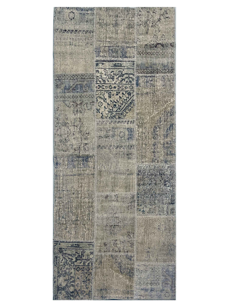 Pacific Vintage Fragments 74927 Beige Multi Modern Hand Knotted Rugs