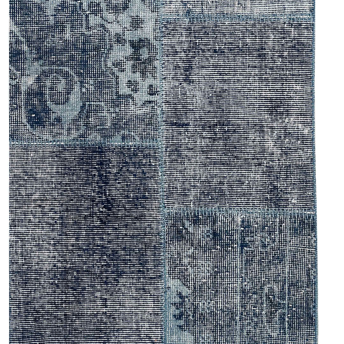 Pacific Vintage Fragments 74928 Blue Multi Modern Hand Knotted Rugs