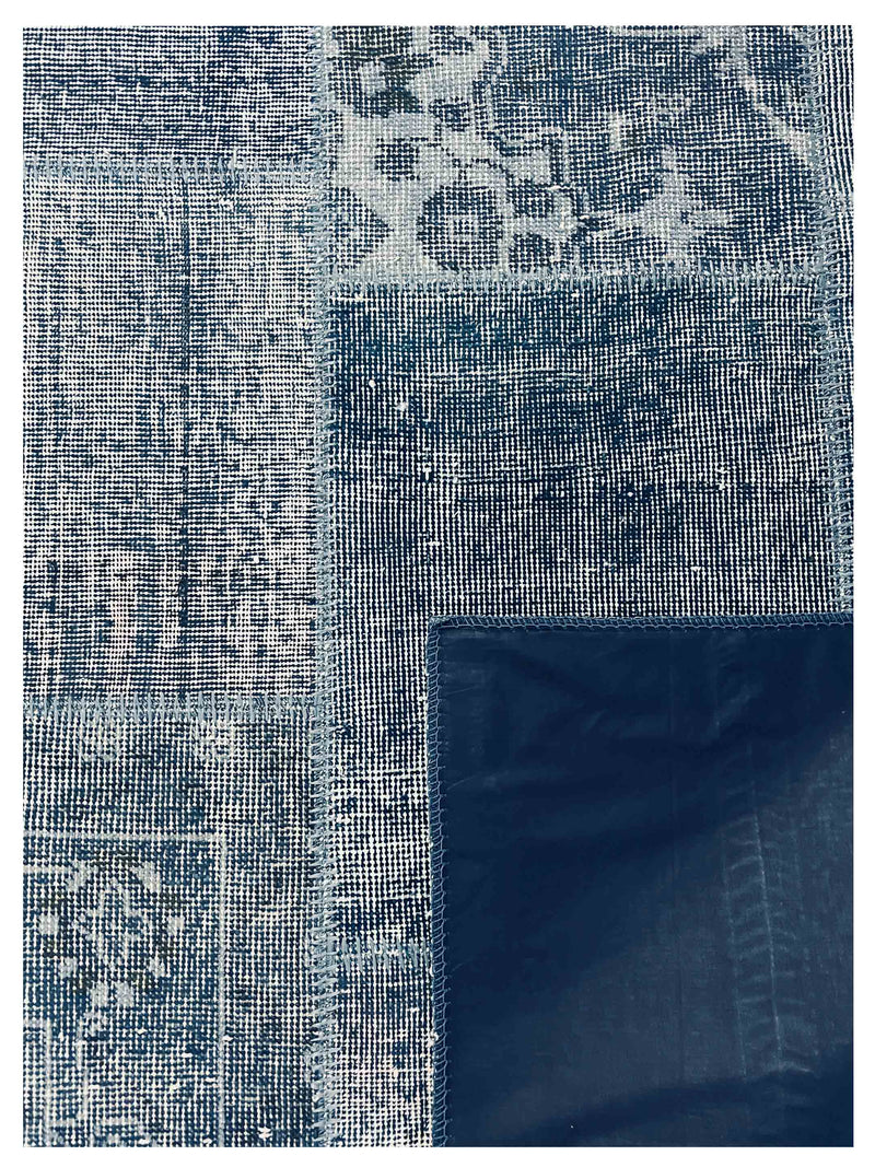 Pacific Vintage Fragments 74928 Blue Multi Modern Hand Knotted Rugs