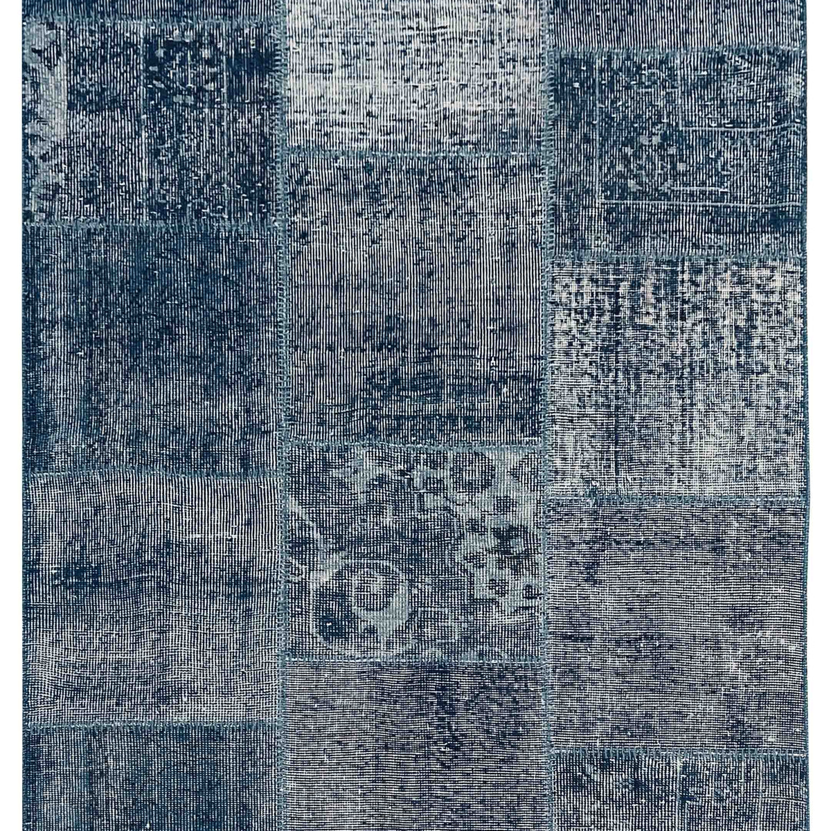 Pacific Vintage Fragments 74928 Blue Multi Modern Hand Knotted Rugs
