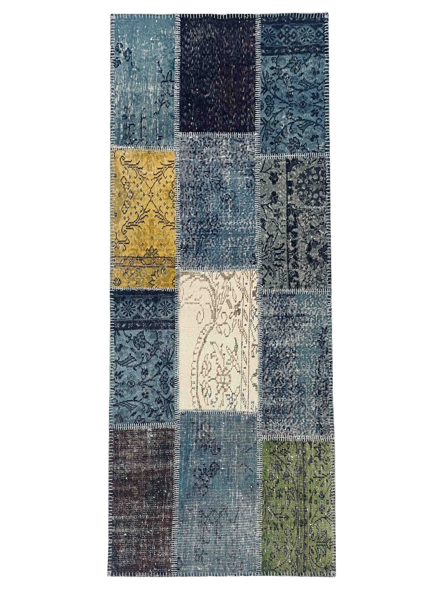 Pacific Vintage Fragments 74930 Multi Multi Modern Hand Knotted Rugs