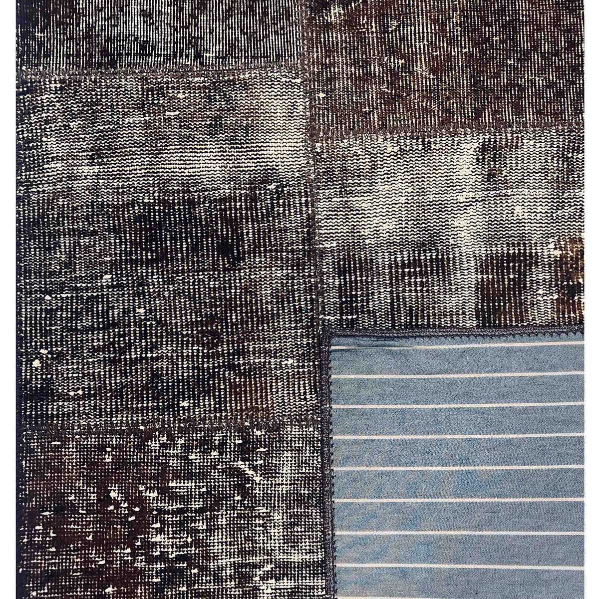 Pacific Vintage Fragments 74931 Brown Brown Modern Hand Knotted Rugs