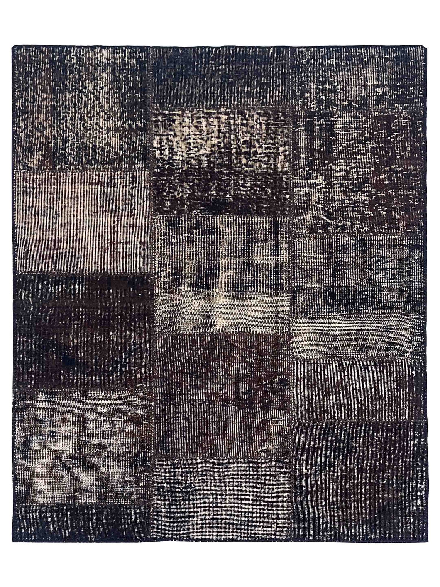 Pacific Vintage Fragments 74931 Brown Brown Modern Hand Knotted Rugs