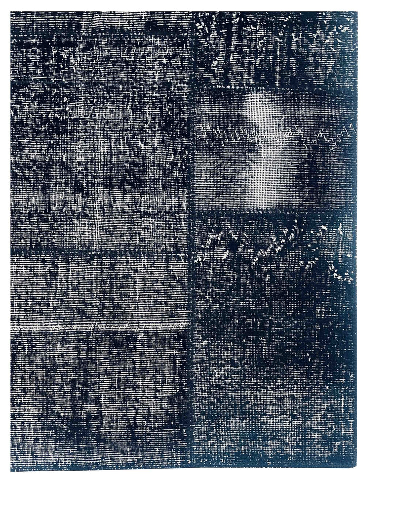 Pacific Vintage Fragments 74943 Black Multi Modern Hand Knotted Rugs