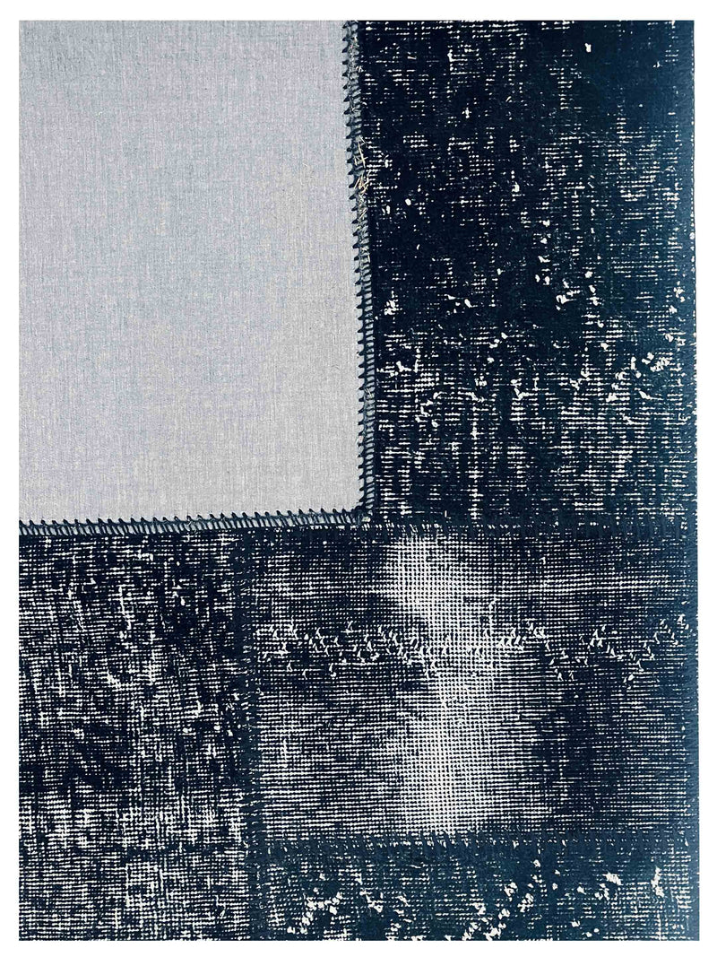 Pacific Vintage Fragments 74943 Black Multi Modern Hand Knotted Rugs