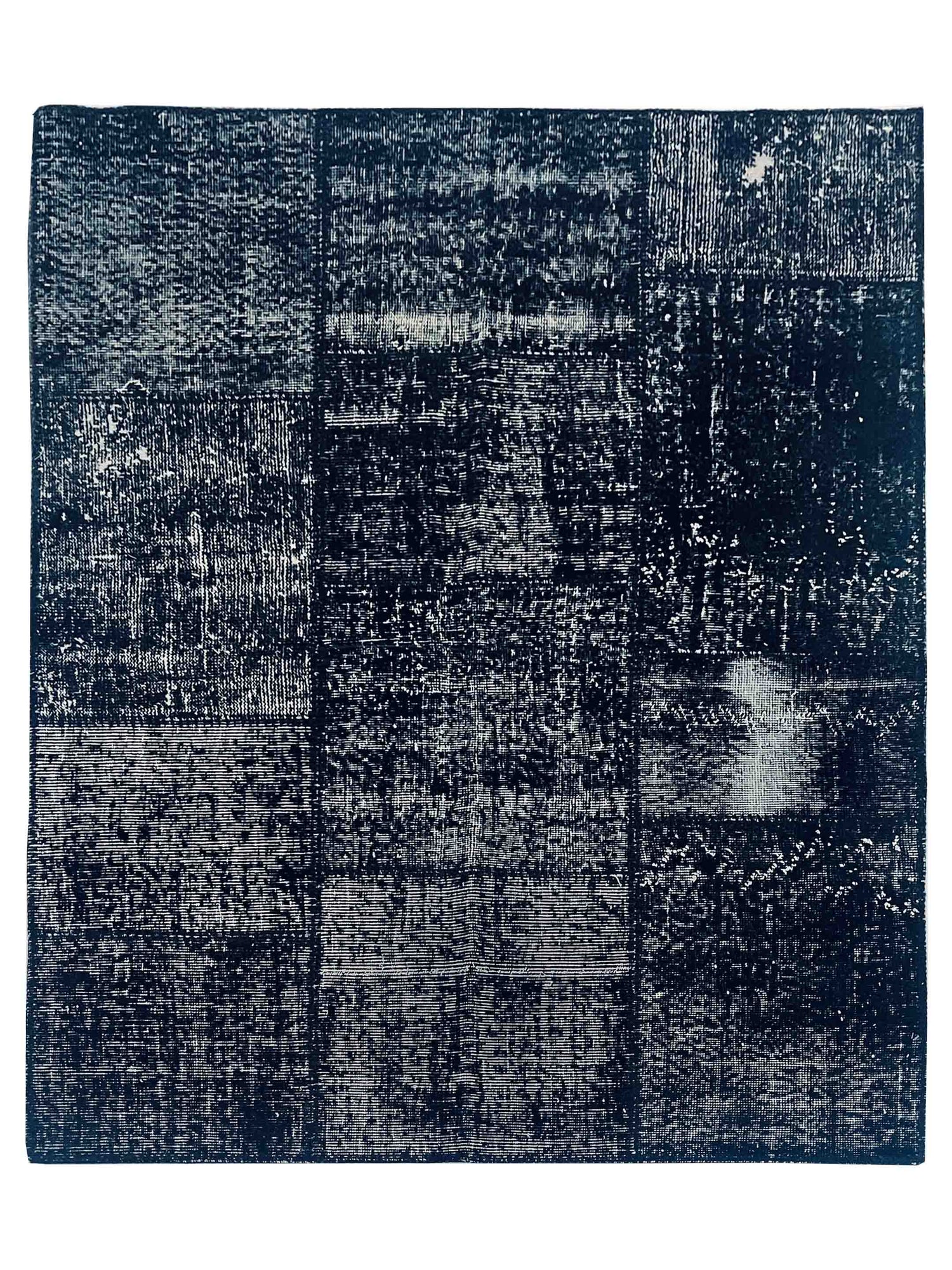 Pacific Vintage Fragments 74943 Black Multi Modern Hand Knotted Rugs