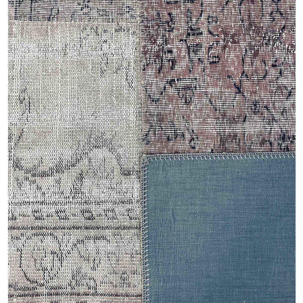 Pacific Vintage Fragments 74944 Peach Multi Modern Hand Knotted Rugs