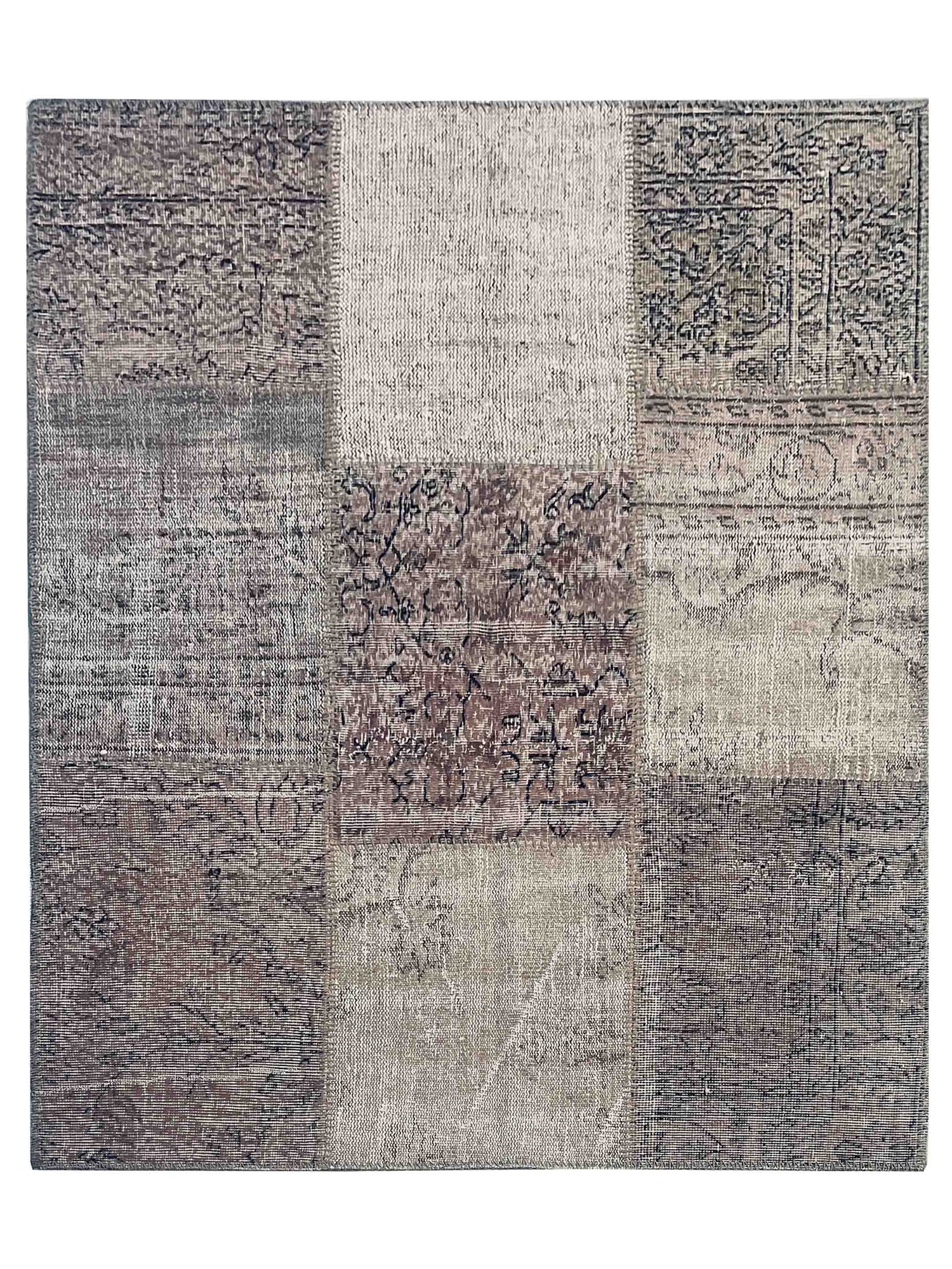 Pacific Vintage Fragments 74944 Peach Multi Modern Hand Knotted Rugs