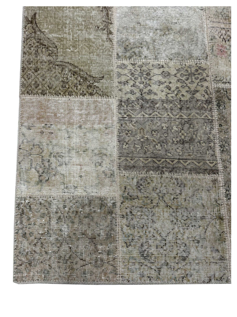 Pacific Vintage Fragments 74965 Beige Multi Modern Hand Knotted Rugs