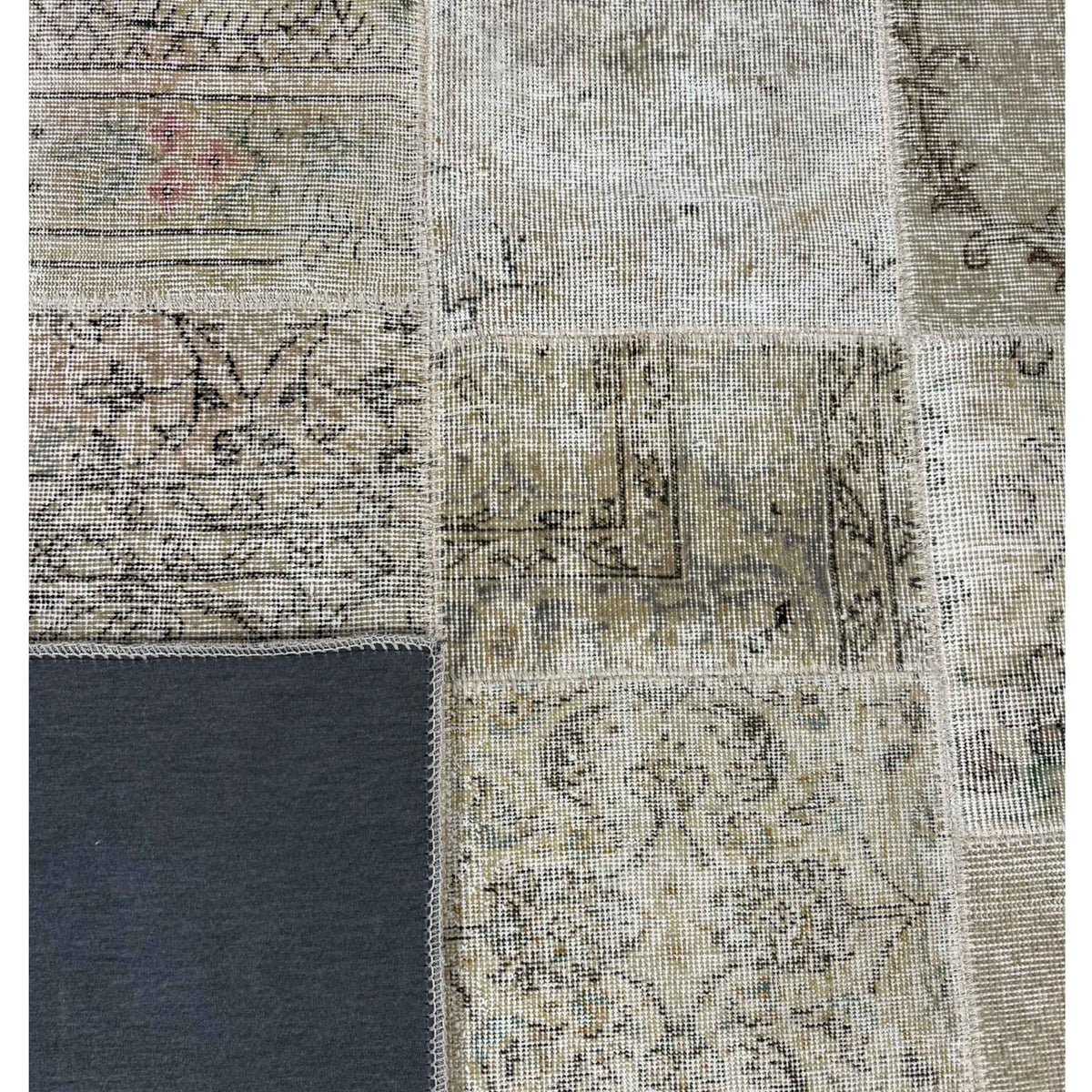 Pacific Vintage Fragments 74965 Beige Multi Modern Hand Knotted Rugs