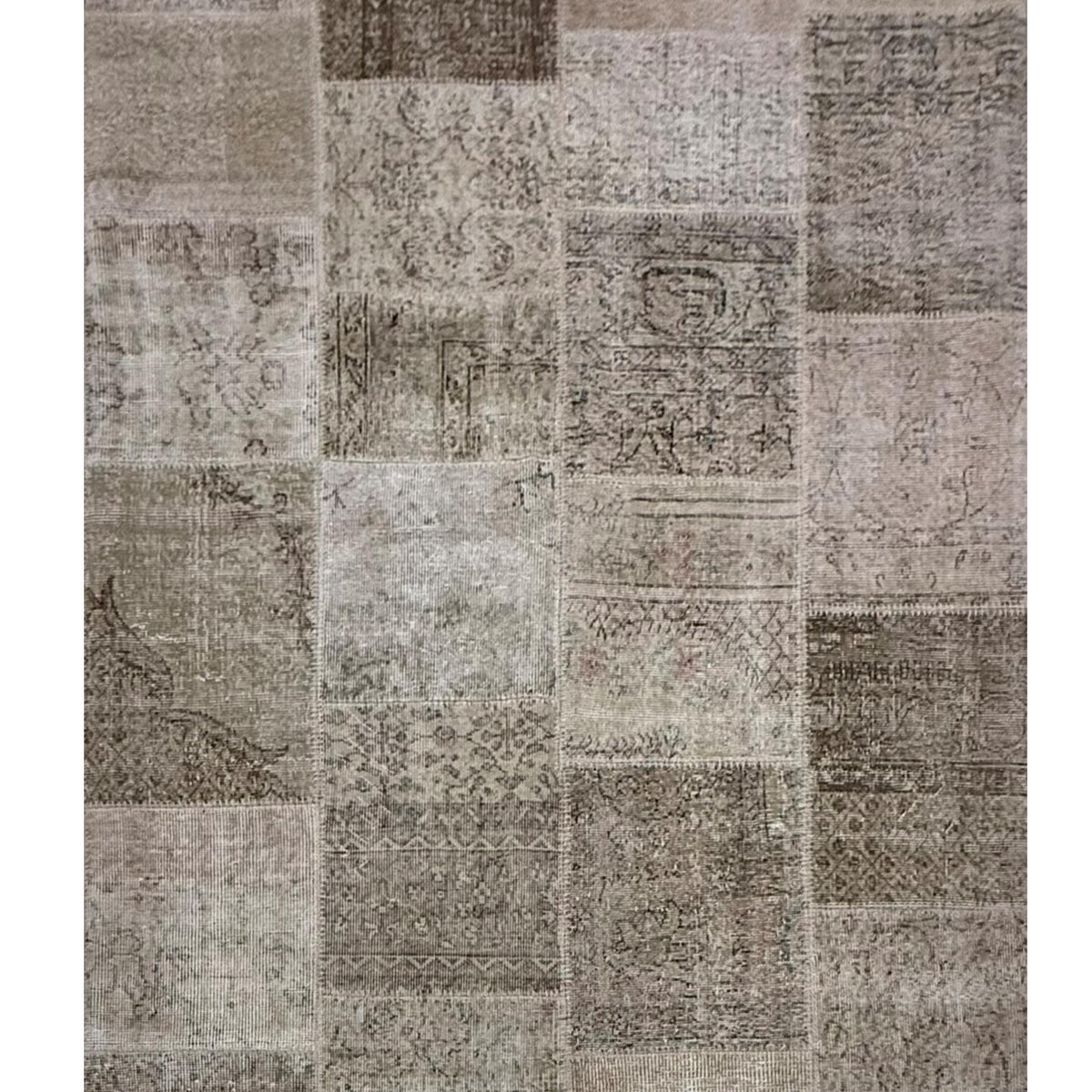 Pacific Vintage Fragments 74965 Beige Multi Modern Hand Knotted Rugs
