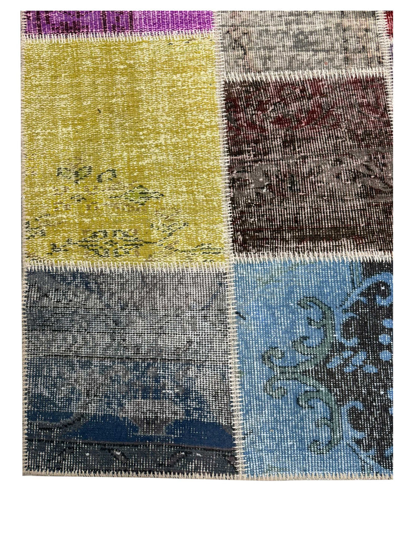 Pacific Vintage Fragments 74967 Multi Multi Modern Hand Knotted Rugs