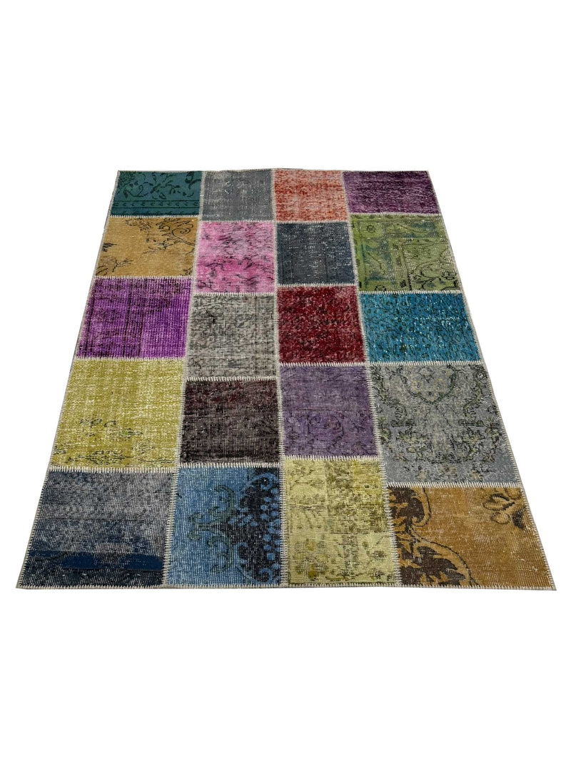 Pacific Vintage Fragments 74967 Multi Multi Modern Hand Knotted Rugs
