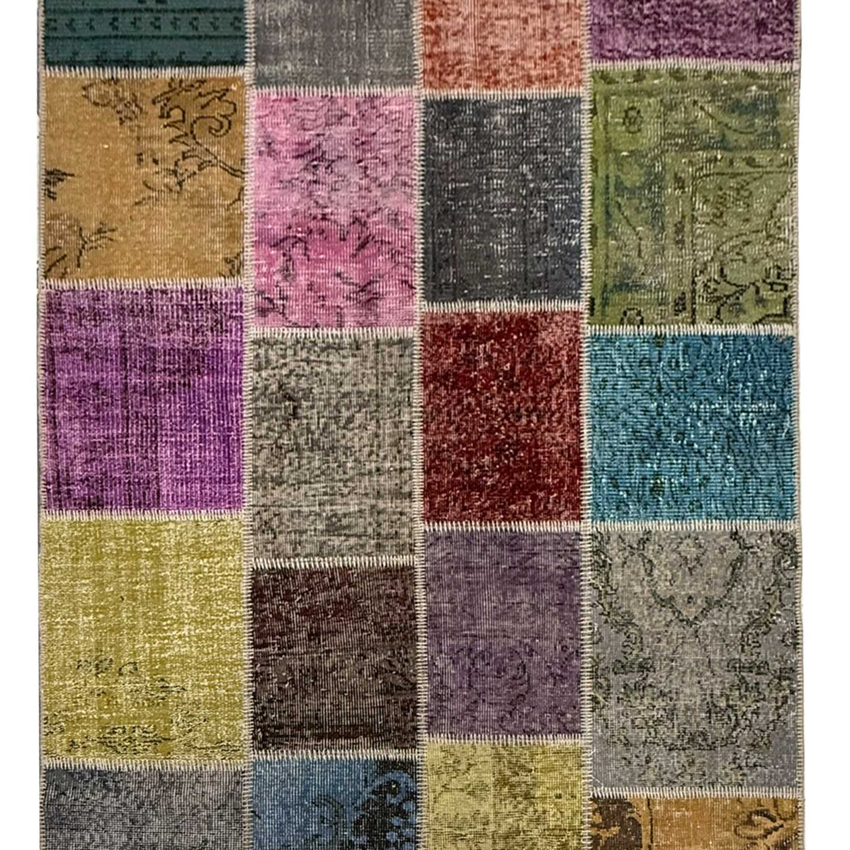 Pacific Vintage Fragments 74967 Multi Multi Modern Hand Knotted Rugs