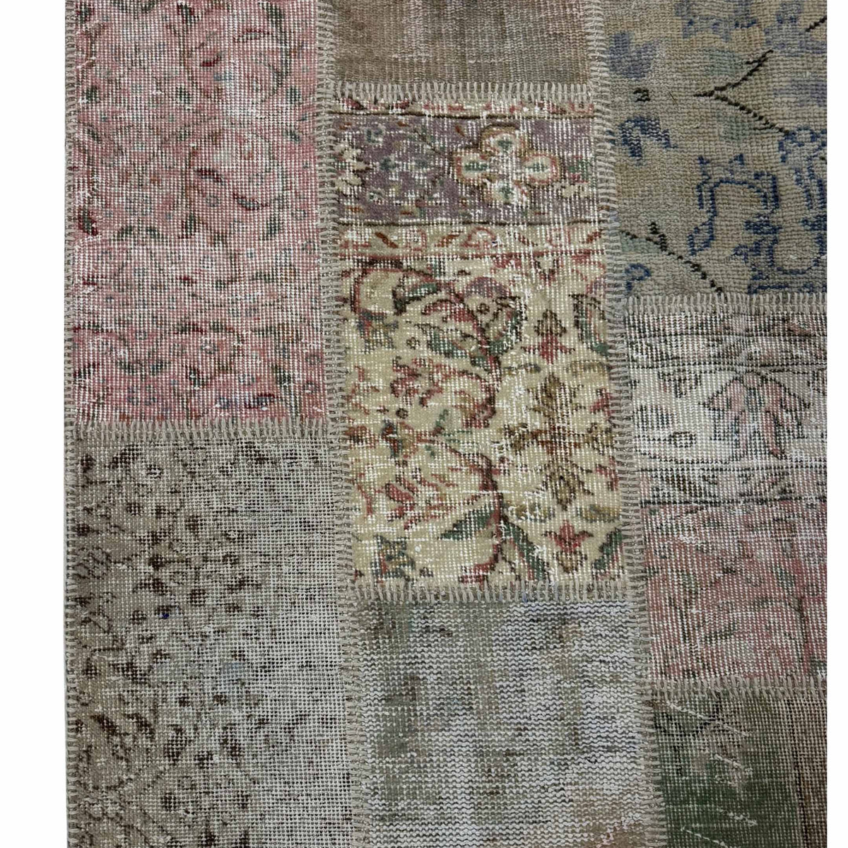 Pacific Vintage Fragments 74969 Beige Multi Modern Hand Knotted Rugs